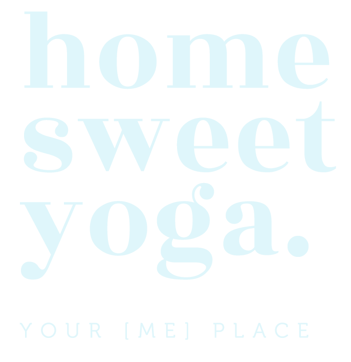 logo home sweet yoga azul claro